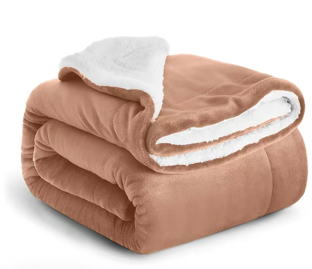 Luxury Sherpa Fleece Blanket | Dual-Layer Plush Throw